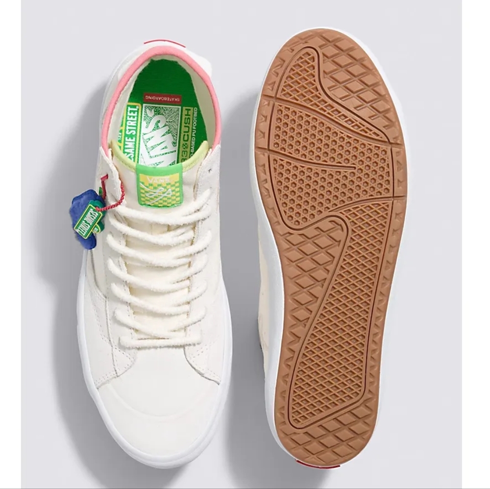 New! Vans X Sesame Street The Lizzie High-Top VR3 Skateboard Shoe Size 10M - Picture 14 of 14